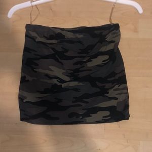 Camo tupe top